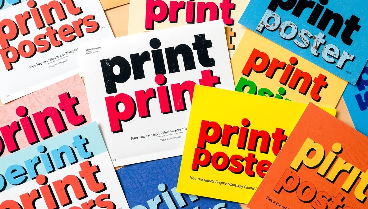 Print posters